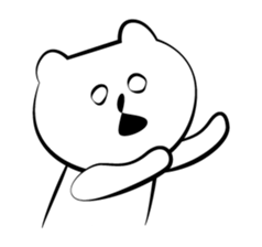 Cute white bears Vol.1 sticker #8606847