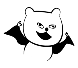 Cute white bears Vol.1 sticker #8606850