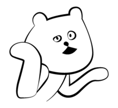 Cute white bears Vol.1 sticker #8606851