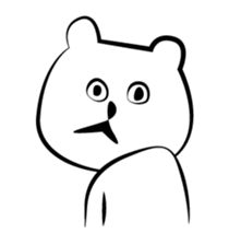 Cute white bears Vol.1 sticker #8606852