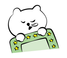 Cute white bears Vol.1 sticker #8606856
