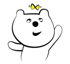 Cute white bears Vol.1 sticker #8606857