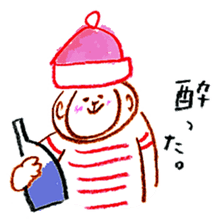 Loose monkey(New Year greetings) sticker #8607039