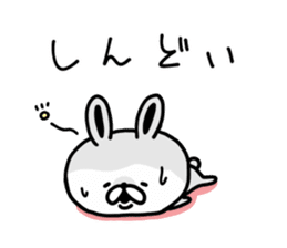 Kansai dialect Rabbit USATAN sticker #8607160