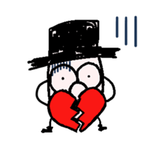 TOP HAT MAN sticker #8607201