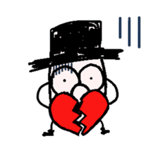 TOP HAT MAN sticker #8607201