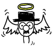 TOP HAT MAN sticker #8607212