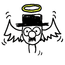 TOP HAT MAN sticker #8607212