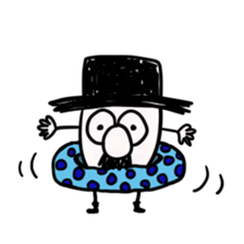 TOP HAT MAN sticker #8607214