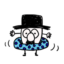 TOP HAT MAN sticker #8607214