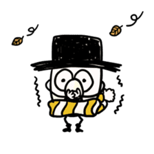 TOP HAT MAN sticker #8607215