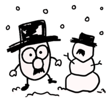 TOP HAT MAN sticker #8607216