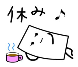 Cardman confronts stormy winds 3 sticker #8607595