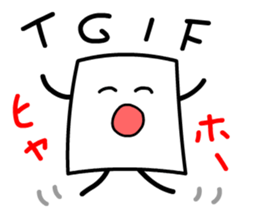 Cardman confronts stormy winds 3 sticker #8607599