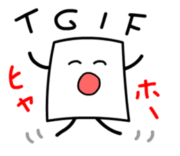 Cardman confronts stormy winds 3 sticker #8607599