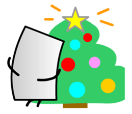 Cardman confronts stormy winds 3 sticker #8607609