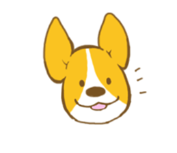 corgi taro sticker #8607658