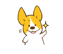 corgi taro sticker #8607665