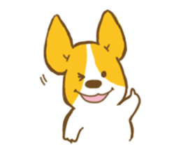 corgi taro sticker #8607670
