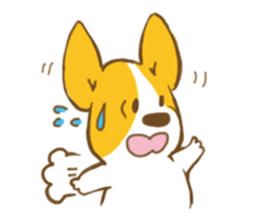 corgi taro sticker #8607671