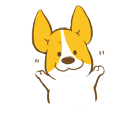 corgi taro sticker #8607674