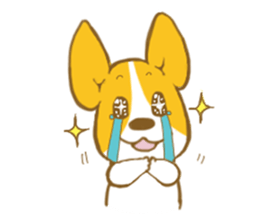corgi taro sticker #8607677