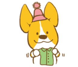 corgi taro sticker #8607682