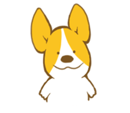 corgi taro sticker #8607684