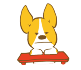 corgi taro sticker #8607687