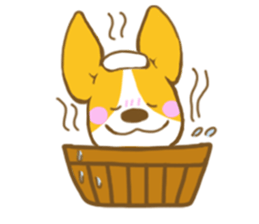 corgi taro sticker #8607689