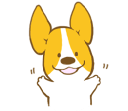 corgi taro sticker #8607690