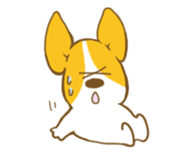 corgi taro sticker #8607691