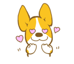 corgi taro sticker #8607696