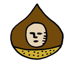 "Thank you!" Sticker of Marron's. sticker #8607779