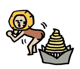 "Thank you!" Sticker of Marron's. sticker #8607780