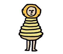 "Thank you!" Sticker of Marron's. sticker #8607791