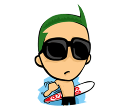 Igreen man sticker #8608907