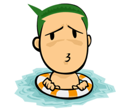 Igreen man sticker #8608908