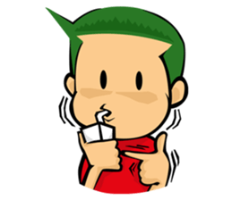 Igreen man sticker #8608912