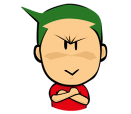 Igreen man sticker #8608914