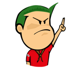 Igreen man sticker #8608915