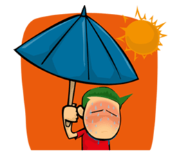 Igreen man sticker #8608922