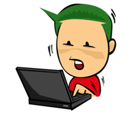 Igreen man sticker #8608930