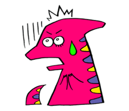 Colorful dinosaurs sticker #8609035