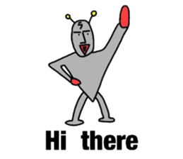 alien from LARA sticker #8609978