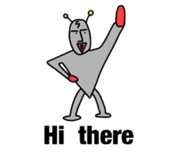 alien from LARA sticker #8609978