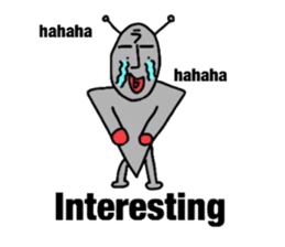 alien from LARA sticker #8609981