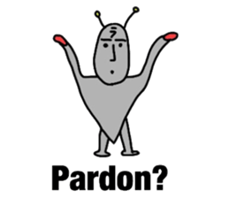 alien from LARA sticker #8609988