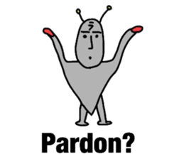 alien from LARA sticker #8609988