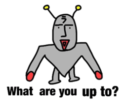 alien from LARA sticker #8609989